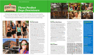 FortCollins Magazine Downtown Fort Collins Spread Mentioning Wadoo and Plaidypus