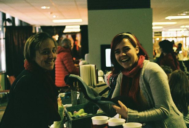 Plaidypus table booth at colorado college arts and craft fair 2013