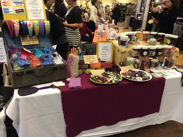 plaidypus booth table at colorado college arts and craft fair 2014