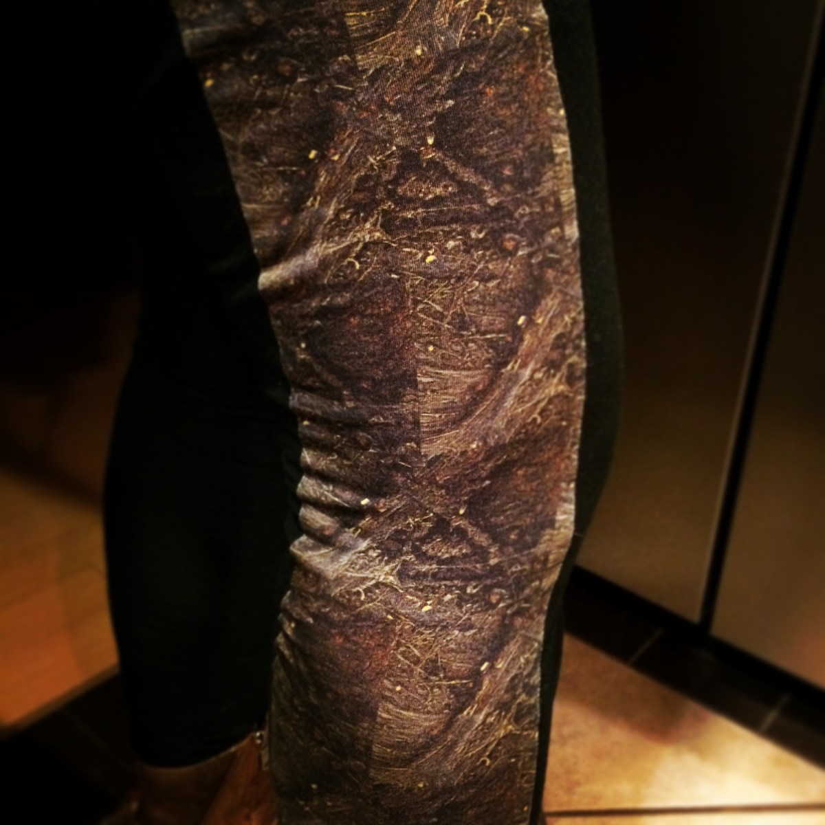 plaidypus looking glass leggings rat spinal cord neuroscience fashion